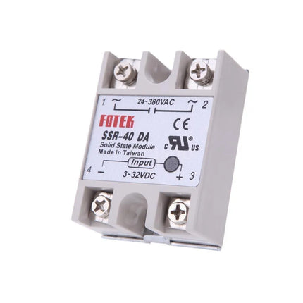 SSR-40DA 40A Solid State Relay (Chinese Good Quality) - DC to AC SSR for Temperature Control#156