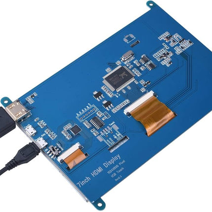 7-inch Capacitive Touch Screen LCD - 800x480 Resolution HDMI Interface for Raspberry Pi 3/4 & PC #D2