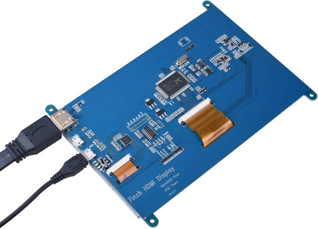 7-inch Capacitive Touch Screen LCD - 800x480 Resolution HDMI Interface for Raspberry Pi 3/4 & PC #D2