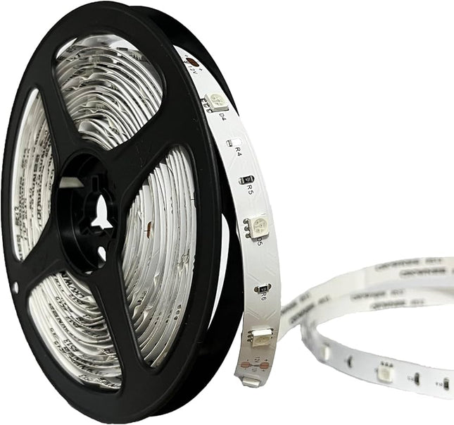 شريط إضاءة ليد مرن RGB 5050 SMD بطول 5 متر/لفة ومقاوم للماء 12 فولت #A3
