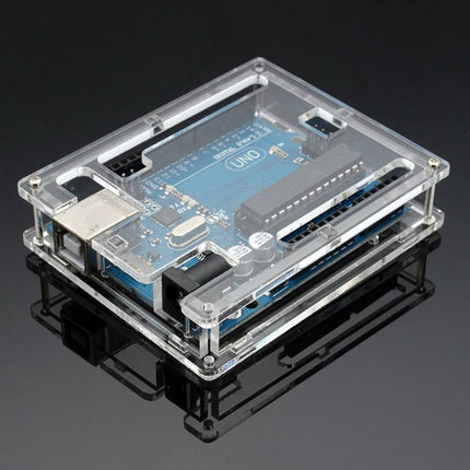 دانەپۆشی ئەکرلیک R3 پلە B - چوارچێوەی پارێزەری شەفاف بۆ Arduino UNO R3 #C2.2