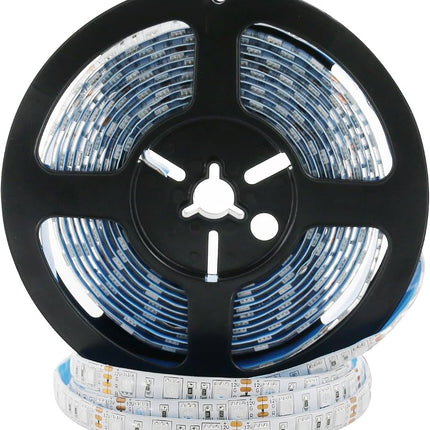 ڕوونی گەشاوەیی 5050 SMD LED ڕێکی نەرم 5 مەتر/لولاو بە ئاو ناڕۆ 12 ڤۆڵت #A3