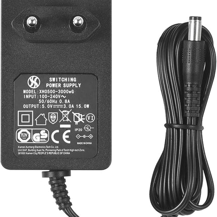 شاحن محول عالي الجودة 5 فولت 3 أمبير بقابس أوروبي (EU Plug) #E5