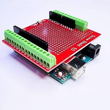 Proto Screw Shield Assembled - لوحة تمديد أطراف توصيل لولبية للنماذج الأولية شديدة التحمل للأردوينو #C3