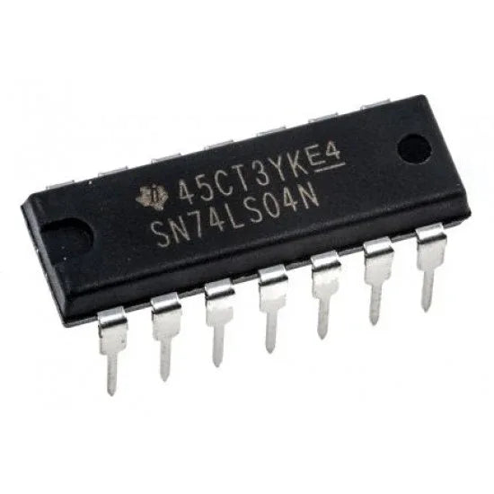 74LS04 (7404) Hex Inverter NOT Gates Logic IC DIP-14 #M57