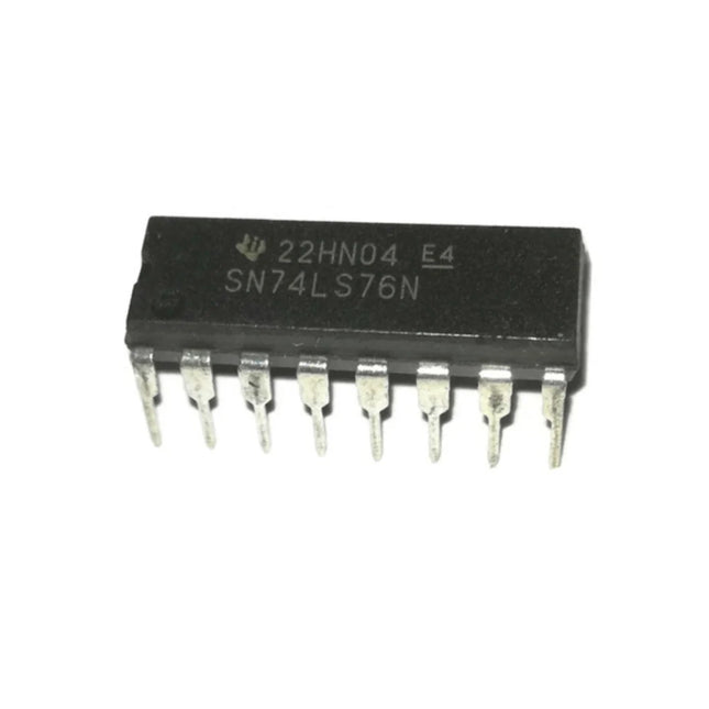 74LS76 (7476) Dual J-K Flip-Flop with Preset and Clear IC DIP-16 #M37