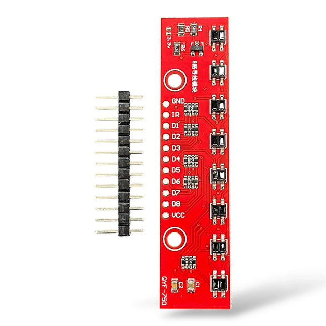8 Channel Line Follower Sensor Module IR Reflectance Array #76