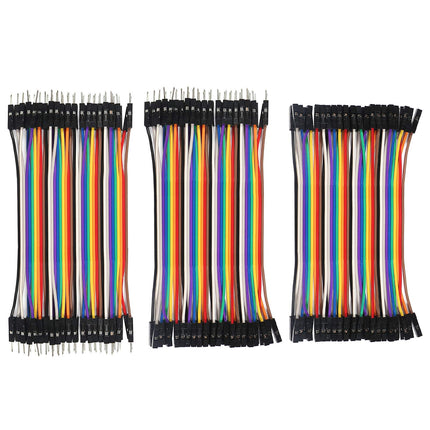 40-Pin Dupont Jumper Wire Line Cable 10cm 24AWG - (M-M / F-F / M-F) Options #D4