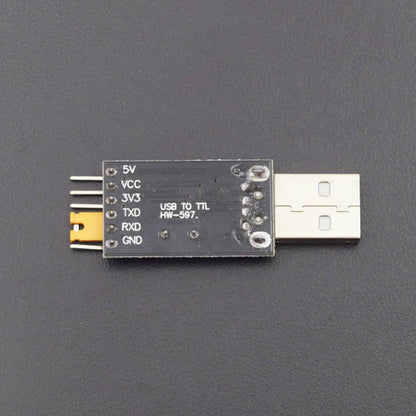 CH340 USB to TTL Serial Converter Adapter Module - 3.3V/5V Jumper Selectable for Arduino #173