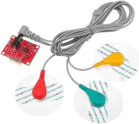 AD8232 ecg measurement pulse heart ecg monitoring sensor module kit #B6
