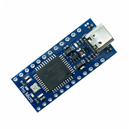 لوحة تطوير اردوينو برو مايكرو ATmega32U4 بمنفذ USB-C، 5 فولت/16 ميجاهرتز (رؤوس غير ملحومة)