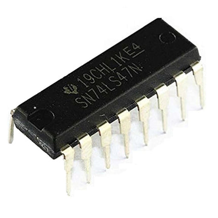 74LS47 (7447) BCD to 7-Segment Decoder/Driver IC (Common Anode) DIP-16 #M27