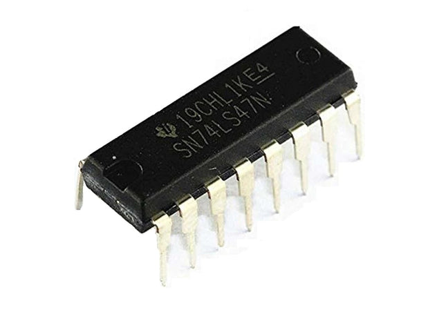 74LS47 (7447) BCD to 7-Segment Decoder/Driver IC (Common Anode) DIP-16 #M27