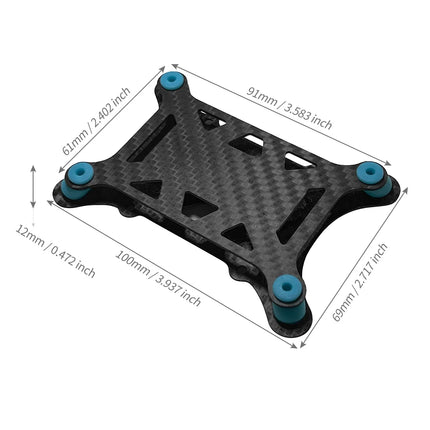 2.6 KK MWC Pixhawk PX4 Flight Controller Damper Plate Glass Fiber #E2