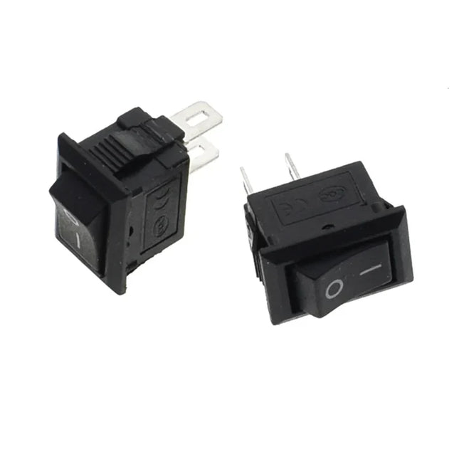 KCD11 AC 250V 3A 2 Pin
ON/OFF I/O SPST Snap in
Mini Boat Rocker Switch#90