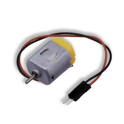 مۆتۆری بچووکی DC جۆری 130 لەگەڵ وایەری پێشوەختە لەحیمکراو (3V-6V) بۆ پرۆژەکانی DIY و STEM #124
