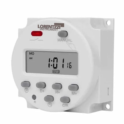CN101A 220V 16A سویچی کاتژمێریی دیجیتاڵی LCDی بەرنامەڕێژکراو لەگەڵ پاتریی یەدەگ #202