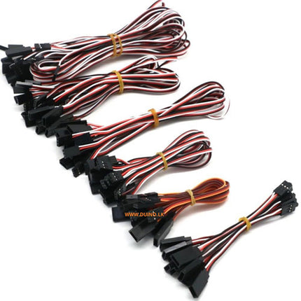 Servo Cable Extension Lead Wire Male to Female 10cm 20cm 50cm 100cm #E1