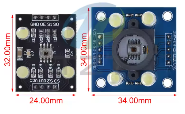 Color sensor TCS230 TCS3200 Color Recognition Sensor Detector Module DC 3-5V Input #26