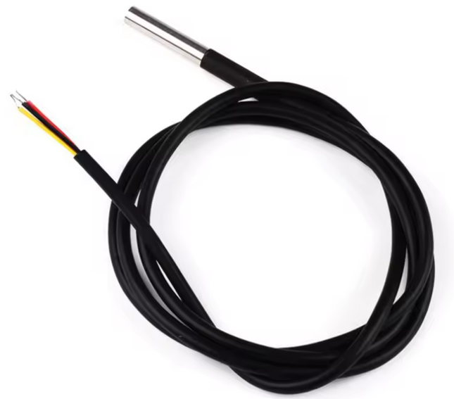 DS1820 Stainless steel package Waterproof DS18b20 temperature probe temperature sensor 18B20, 1M 80PC, 3M 20PC #19