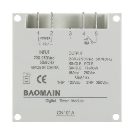 CN101A 220V 16A سویچی کاتژمێریی دیجیتاڵی LCDی بەرنامەڕێژکراو لەگەڵ پاتریی یەدەگ #202