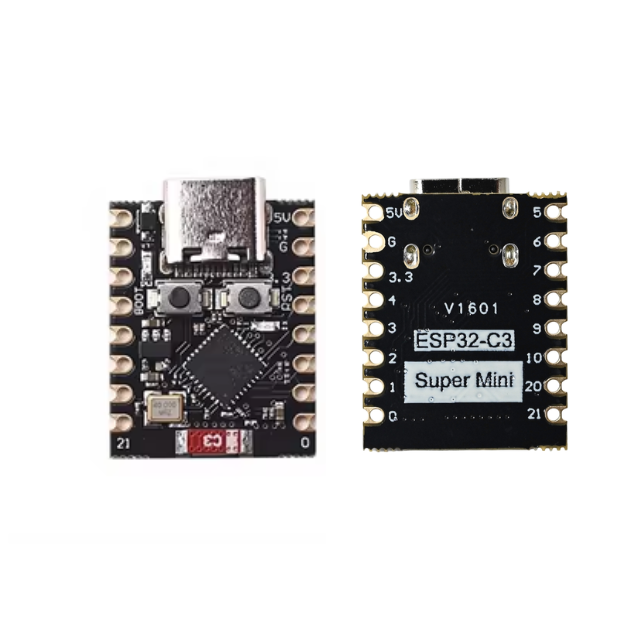 ESP32 C3 4M Flash Development Board RISC V Wi Fi Bluetooth with Pre Soldered Headers #B2
