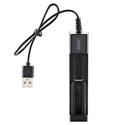 شاحن بطارية ليثيوم ذكي 18650 USB - قاعدة شحن بطارية ذكية بفتحة واحدة##C6.3