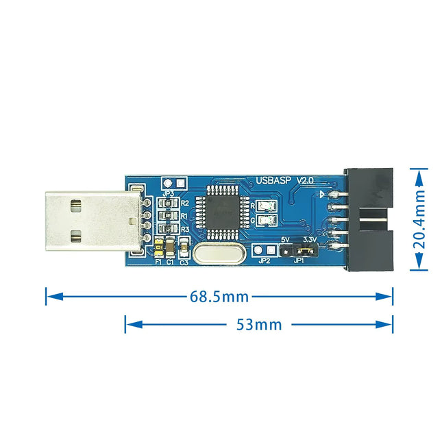 USBISP AVR Programmer USB ISP USB ASP ATMEGA8 ATMEGA128 Support Win7 64#42