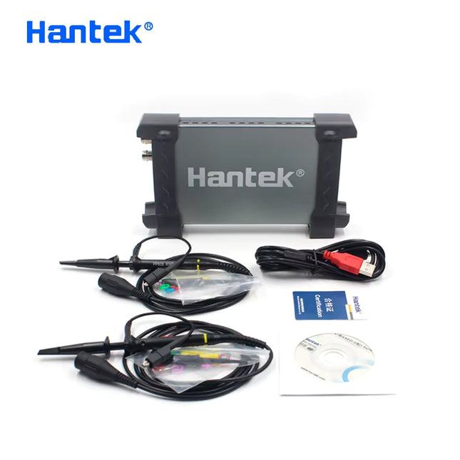 Hantek 6022BE جهاز راسم ذبذبات رقمي USB للحاسوب المحمول 2 قناة 20 ميجاهرتز #D22