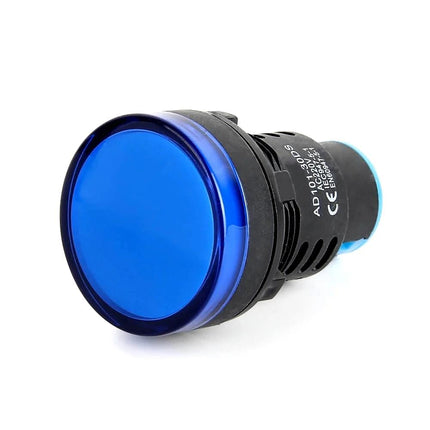 AD16-30DS 30 مم تيار متردد 220 فولت مصباح مؤشر إشارة LED (أحمر/أصفر/أزرق/أبيض/أخضر) #B3