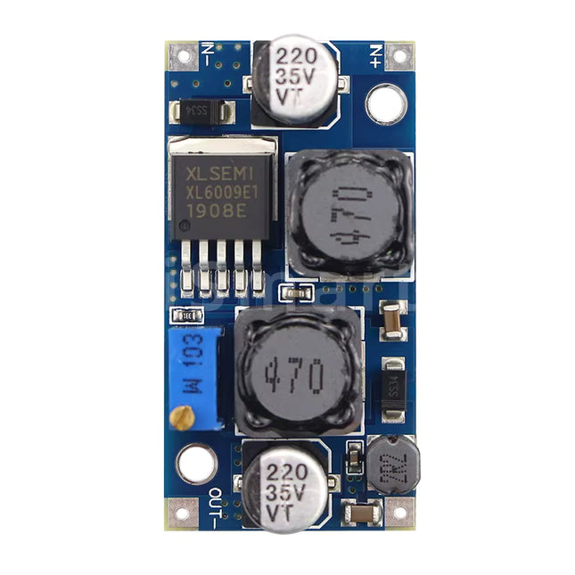 وحدة محول رافع قابل للتعديل DC-DC XL6009 - تيار عالي 4 أمبير #170