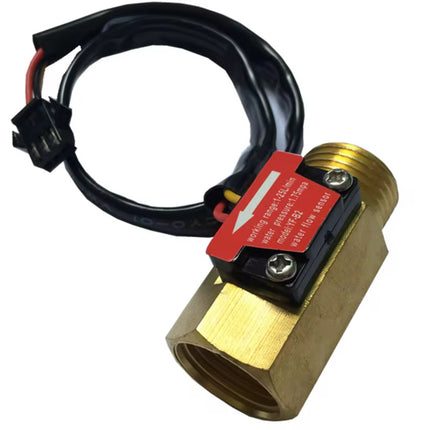 Water Flow Sensor (Sea) YF-B2 Flowmeter G1/2 1-25L/min 5-15V Brass #26