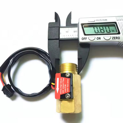 Water Flow Sensor (Sea) YF-B2 Flowmeter G1/2 1-25L/min 5-15V Brass #26