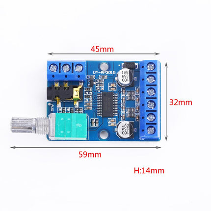 DY-AP3015 2×30W Stereo Digital Audio Amplifier Board (8V–24V DC) #200
