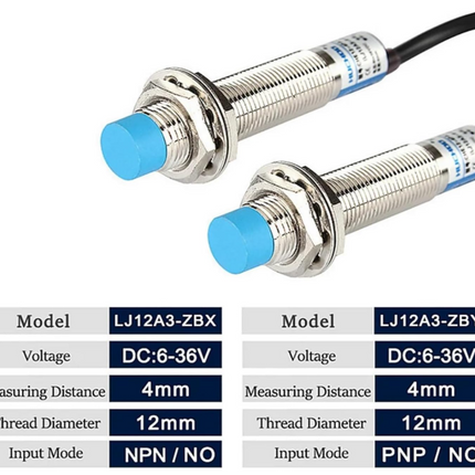 LJ12A3-4-Z/BX NPN DC6-36V Approach Sensor Inductive Proximity Switch #A3