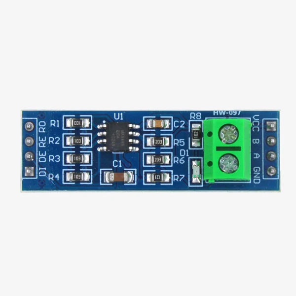 وحدة محول MAX485 TTL إلى RS485 - جهاز إرسال واستقبال الأجهزة التسلسلية لأردوينو والاتصالات الصناعية #182