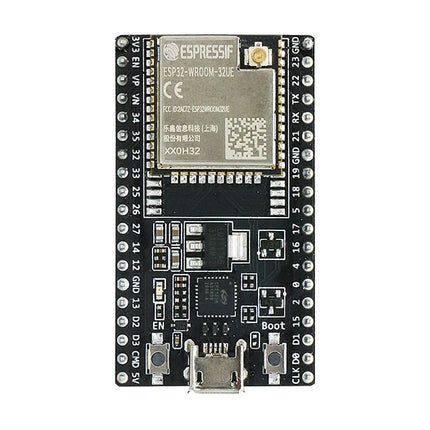 لوحة تطوير فلاش (ESP32-DevKitC) ESP32-WROOM-32UE 4 ميجابايت - أسود #B2