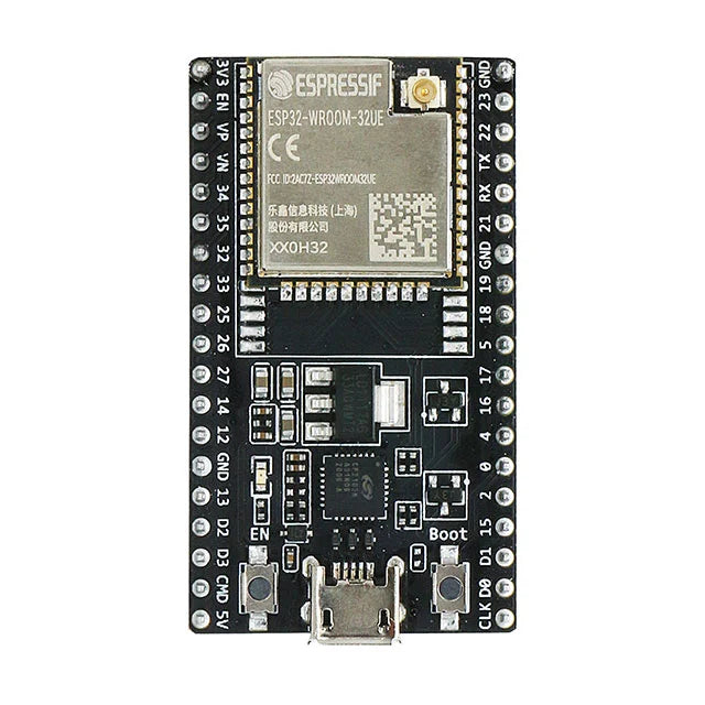 لوحة تطوير فلاش (ESP32-DevKitC) ESP32-WROOM-32UE 4 ميجابايت - أسود #B2
