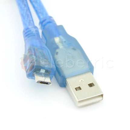 کێبڵی مایکرۆ یو ئێس بی 0.5م یو ئێس بی-A بۆ مایکرۆ یو ئێس بی (شین) #B5.4