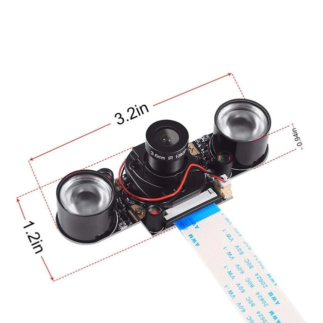 IR-Cut Camera 5 Mp Ov5647 Automatically Switch Day And Night Mode Module Raspberry Pi 3 Camera with Light #64