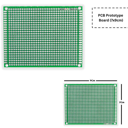 PCB Board 7x9cm Single-Sided Prototype with 2.54mm Hole Pitch #E4