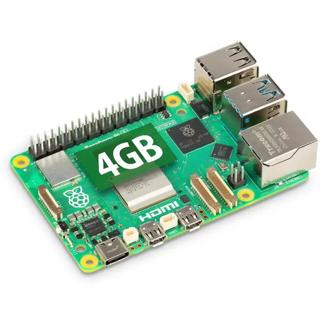لوحة الكمبيوتر أحادي اللوحة Raspberry Pi 5 (بذاكرة وصول عشوائي 4 جيجابايت) - لوحة تطوير رائدة عالية الأداء من الجيل التالي #190
