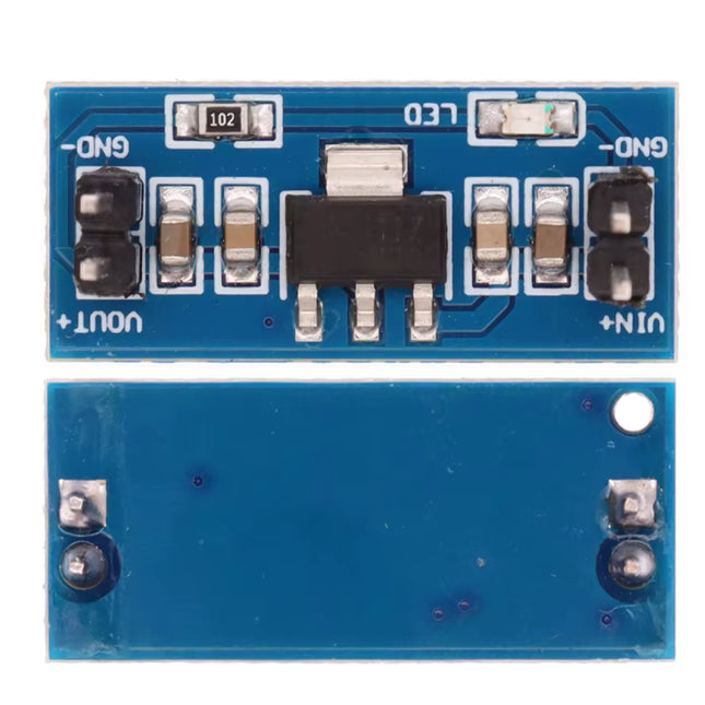 وحدة منظم الجهد الخطي DC-DC بتقنية "AMS1117" - لوحة طاقة منخفضة الانخفاض فائقة الثبات (متوفرة بإصدارات جهد متعددة) #196