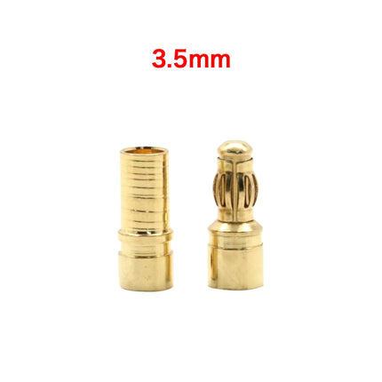3 5mm Banana Bullet Connectors Gold Plated Plugs Male Female Options #67