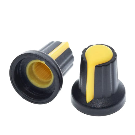Potentiometer Knob Rotary Switch Cap - Inner 6mm / External 15x17mm (Multi-Color Variations)#160