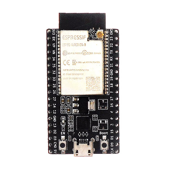 لوحة أساس تطوير ESP32-DEVKITC سوداء تحمل لوحة تطوير ESP32-WROVER #B2