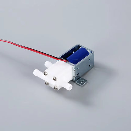 زمانەوانی ئاوی سولینۆید DC 12V بچووک N/C بە شێوەیەکی ئاسایی داخراو 1/2 ئینج #A3