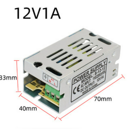 پاوەر سەپلای 12W 12V 1A کوالێتی بەرز S-12-12 #E6