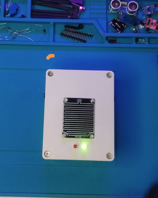 Arduino Smart Rain Detector Kit with Buzzer Alarm & Dual LED Indicator