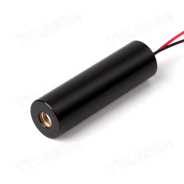 Laser module 12X40MM violet light
405NM 10MW, 3-5V Dot Red-Black Conductor#85